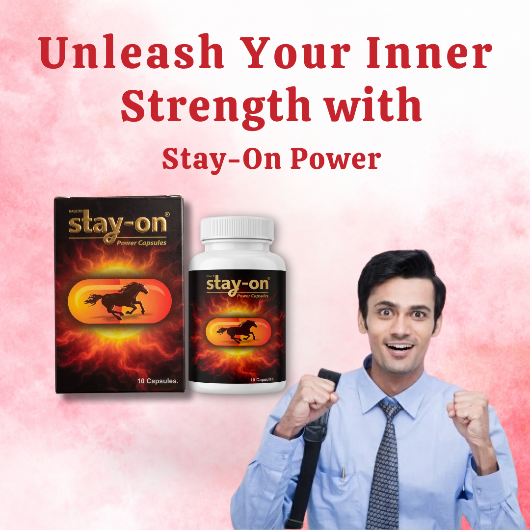 Stay-On Plus Capsules:Enhanced Ayurvedic Formula(10 Capsules) Starter pack