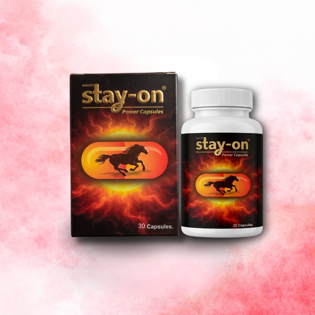 Stay-On Power Capsules: Daily Strength & All-Day Vitality (30 Caps)