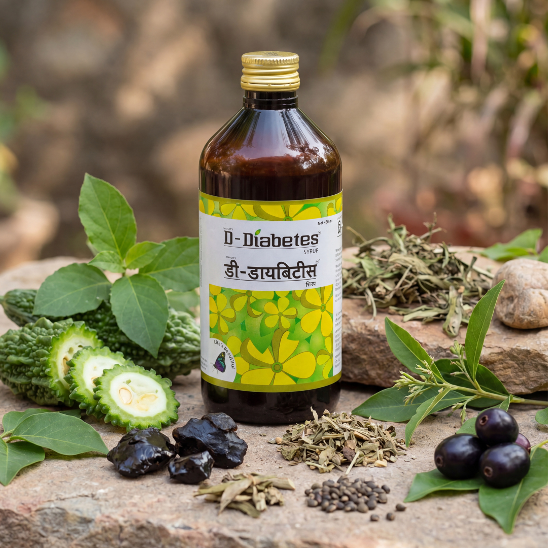 D-Diabetes Smart Syrup – Natural Sugar Management Formula (2 x 450ml Bottles) marathi