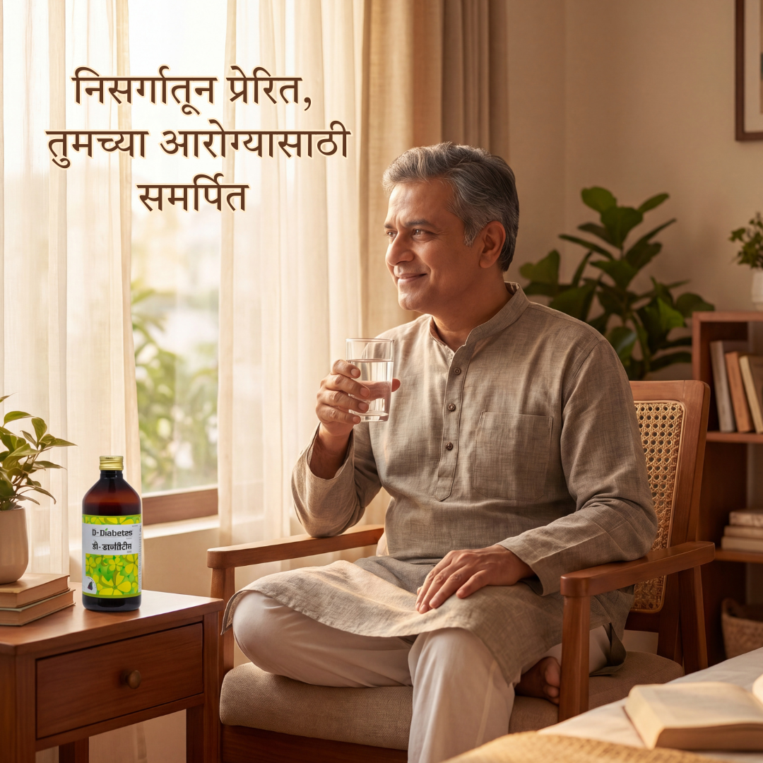 D-Diabetes Smart Syrup – Natural Sugar Management Formula (2 x 450ml Bottles) marathi