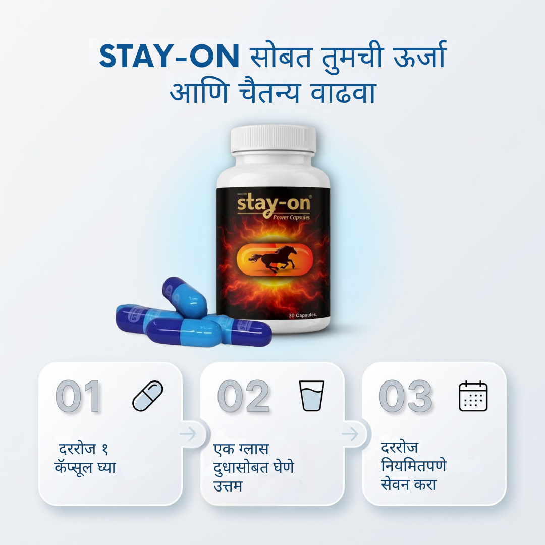Stay-On Power Capsules: Daily Strength & All-Day Vitality