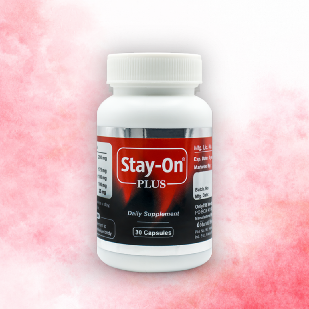 Stay-On Plus Capsules:Enhanced Ayurvedic Formula(60 Capsules)
