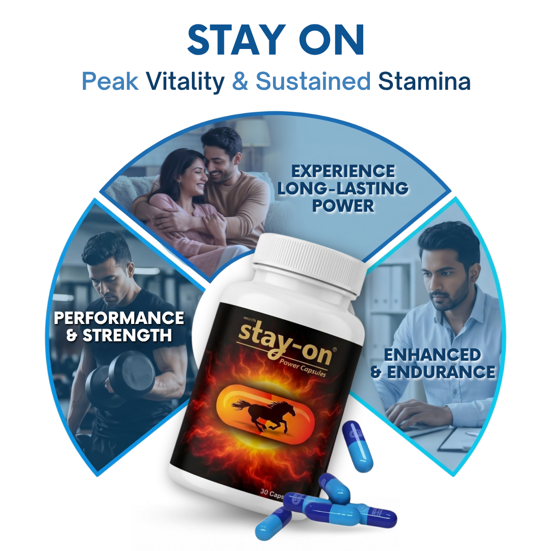 Stay-On Power Capsules - Daily Energy, Engineered for Professionals (30 Caps)