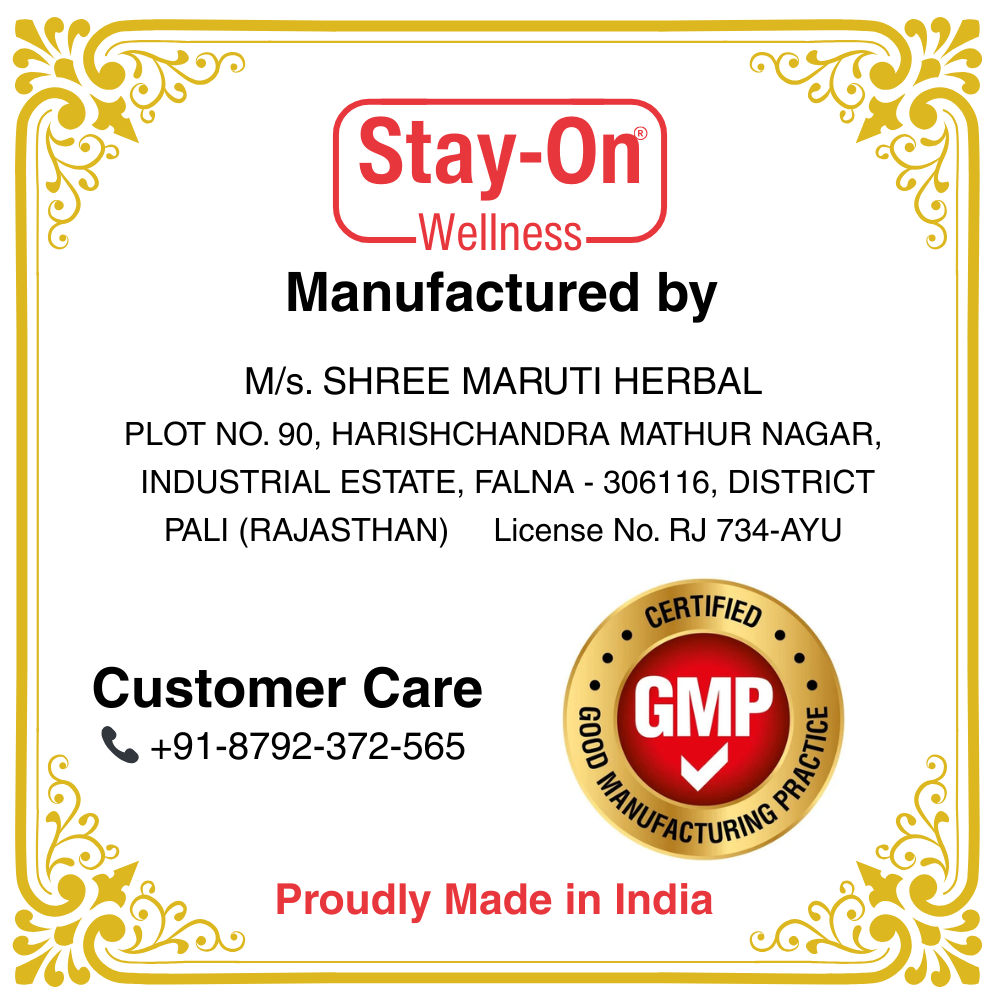 Stay-On Oral Liquid – Instant Energy Booster for Men (2 x 30ml Bottles)